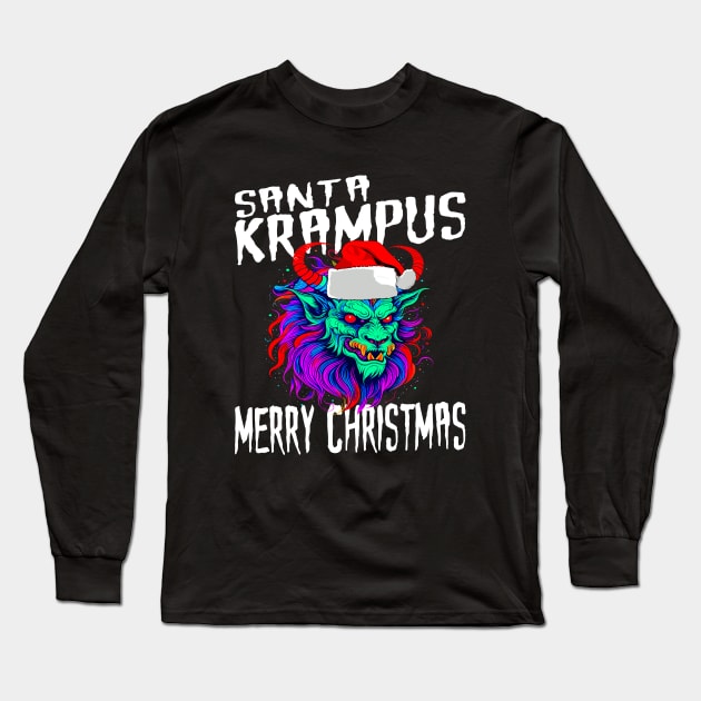 Krampus Long Sleeve T-Shirt by Outrageous Flavors